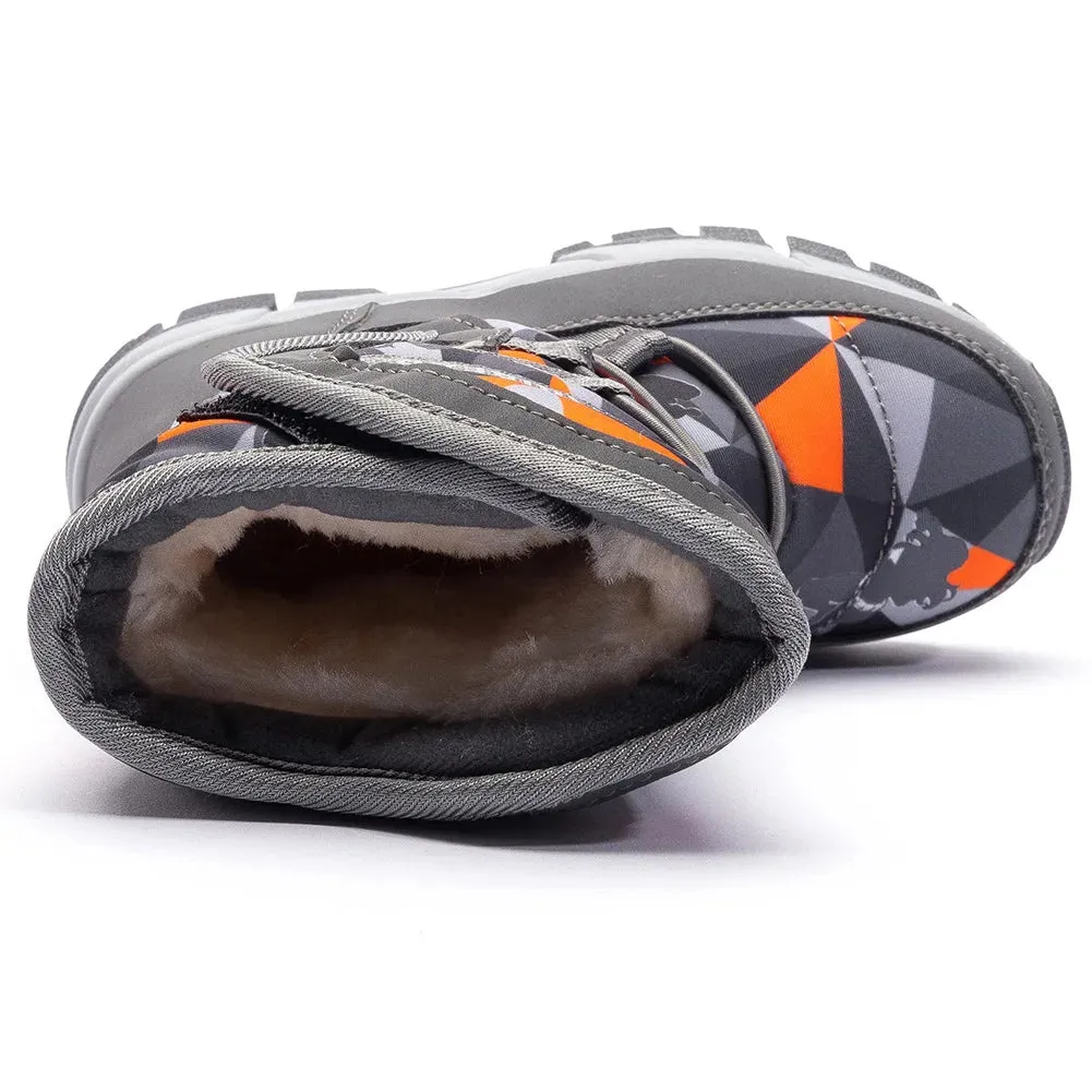 -30 Degree Kids Thick Mid Warm Waterproof Non-slip Boots