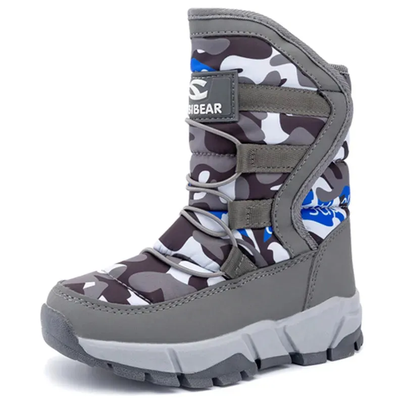 -30 Degree Kids Thick Mid Warm Waterproof Non-slip Boots