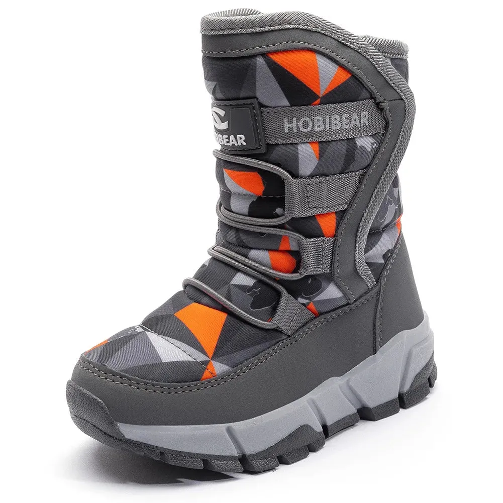 -30 Degree Kids Thick Mid Warm Waterproof Non-slip Boots