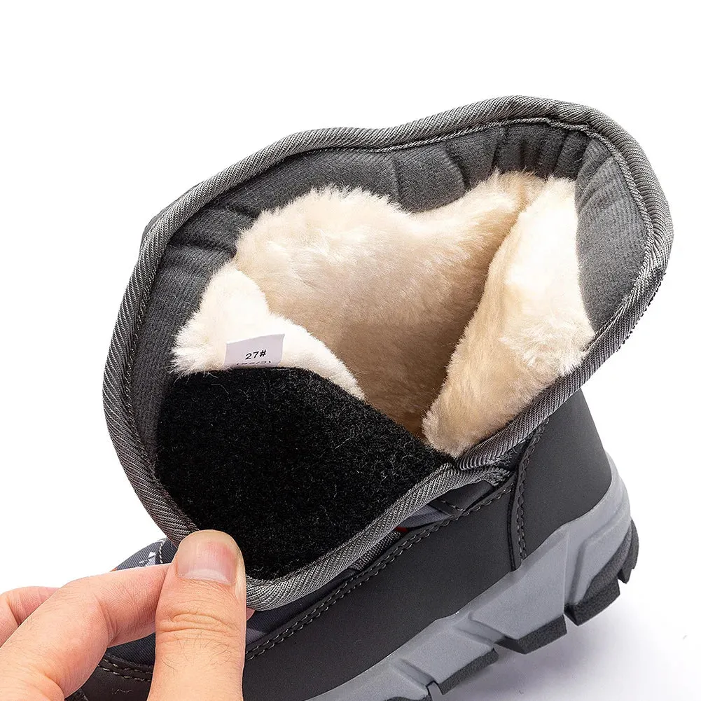 -30 Degree Kids Thick Mid Warm Waterproof Non-slip Boots