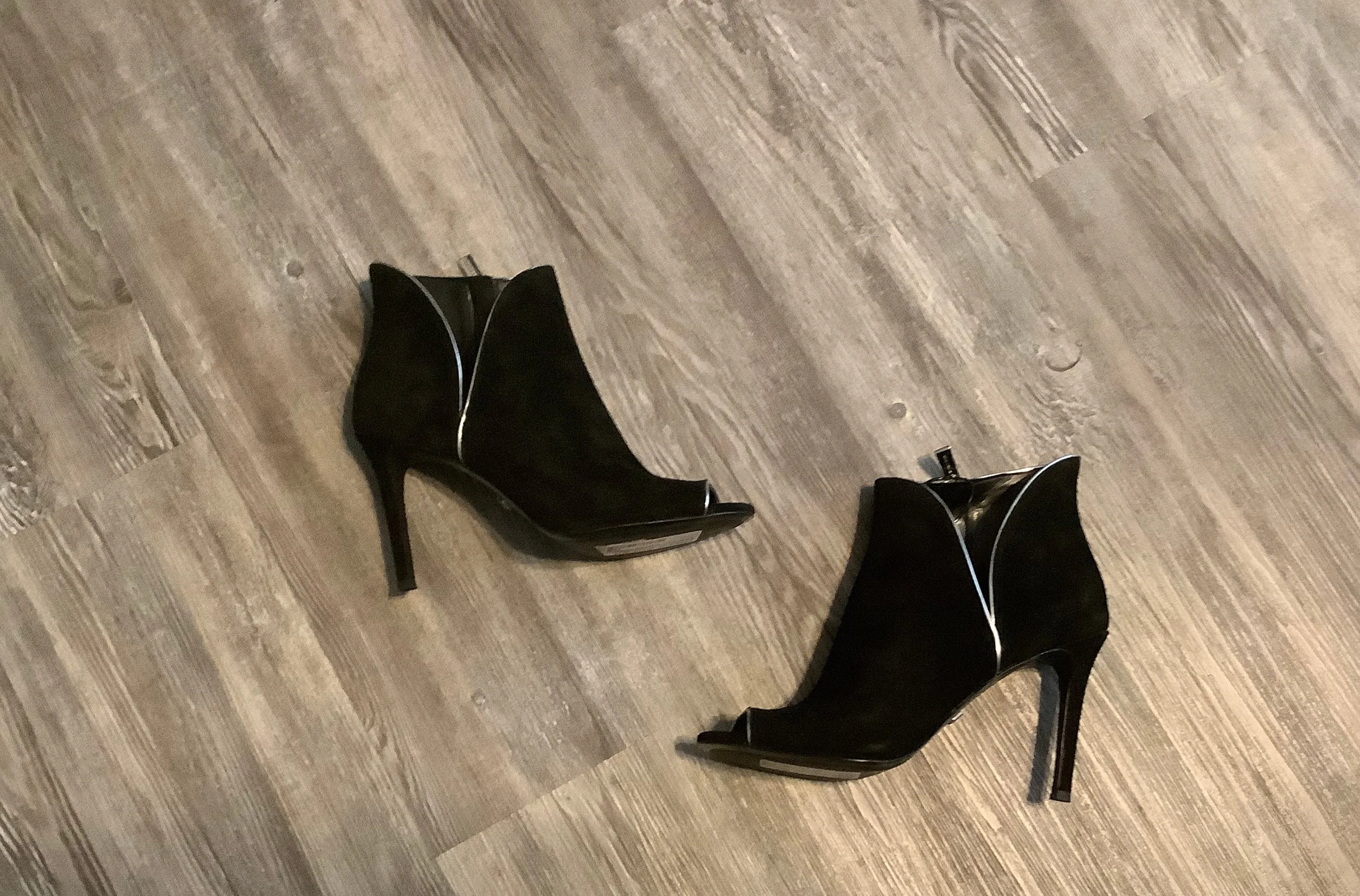 Black Shoes Heels Stiletto Michael Kors, Size 9.5