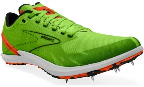 Brooks Women's Draft XC Green Gecko Red Orange White