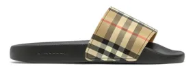 Burberry Slides Vintage Check Black