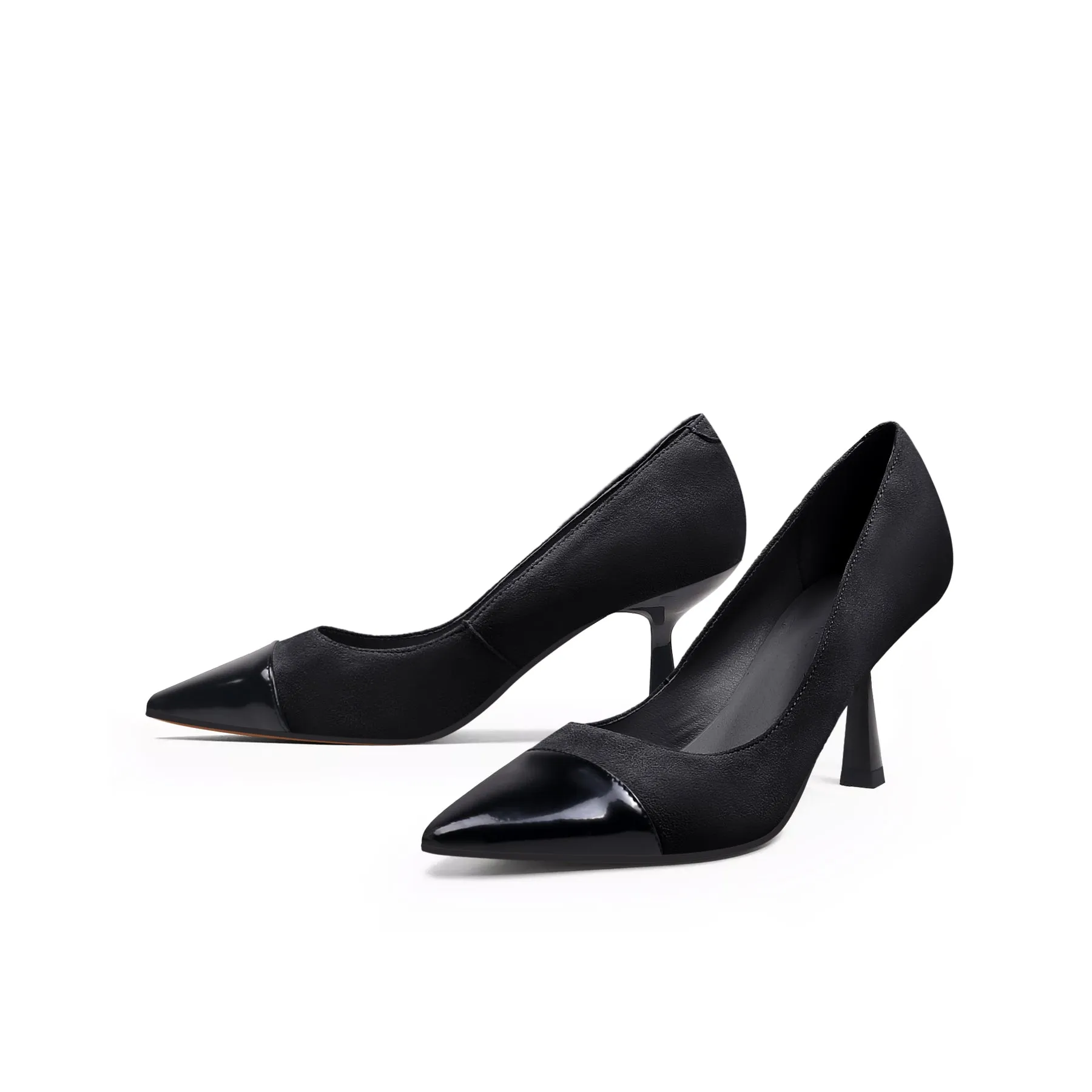 Chic Pointed Toe Kitten Heels