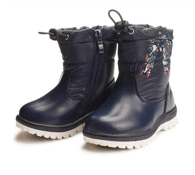 Children 's Boots For Girls more than Boys wool styles Boots waterproof Girls boot sport shoes fur lining kids shoes sell at