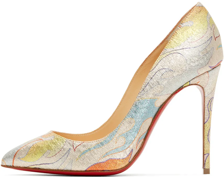 Christian Louboutin Pink Flame Pigalle Folies 100 Heels