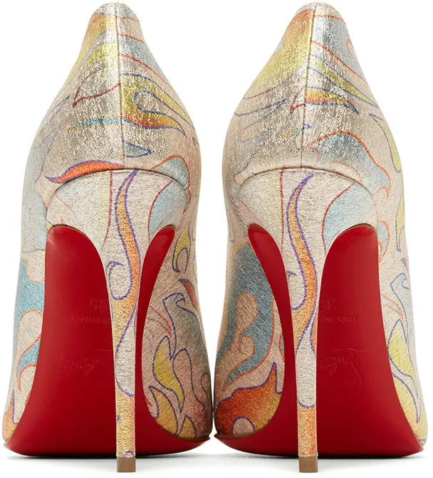 Christian Louboutin Pink Flame Pigalle Folies 100 Heels