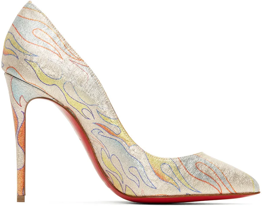 Christian Louboutin Pink Flame Pigalle Folies 100 Heels