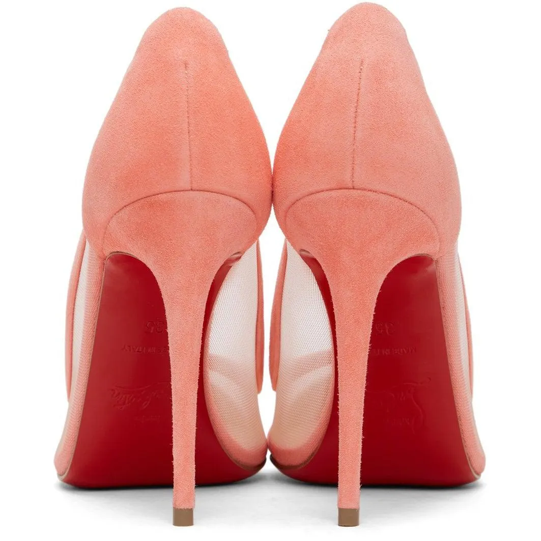 Christian Louboutin Pink Galativi 100 Heels