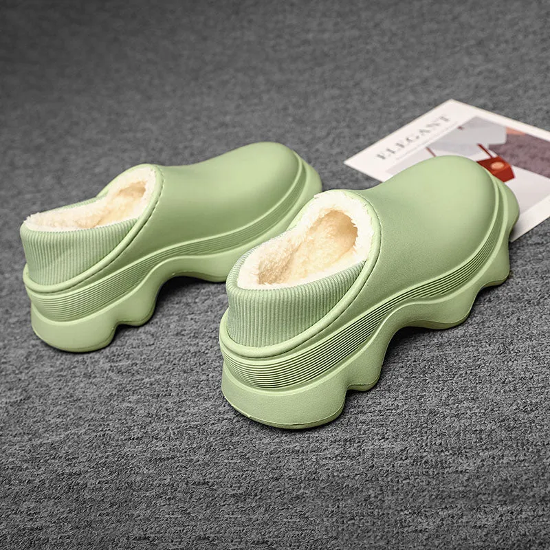Cuzcare Men Fur Slippers Ankle Support Unique Casual Winter Footwear