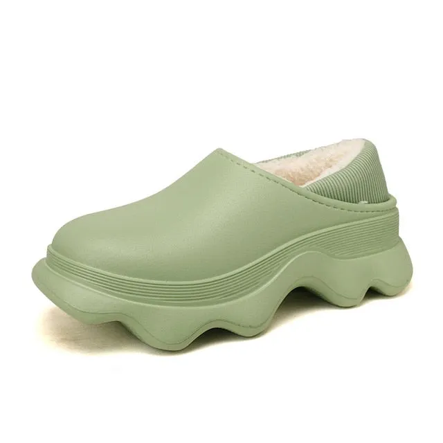 Cuzcare Men Fur Slippers Ankle Support Unique Casual Winter Footwear
