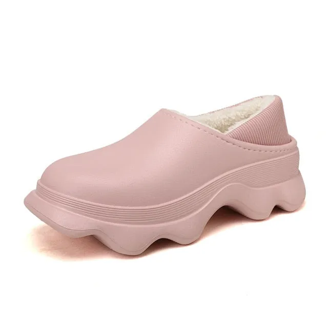 Cuzcare Men Fur Slippers Ankle Support Unique Casual Winter Footwear