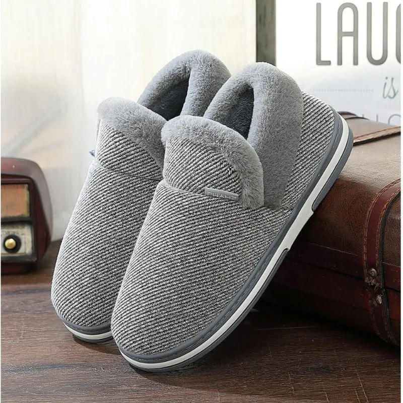 Cuzcare Women Cute Fur Slippers Heel Wrap Winter Footwear