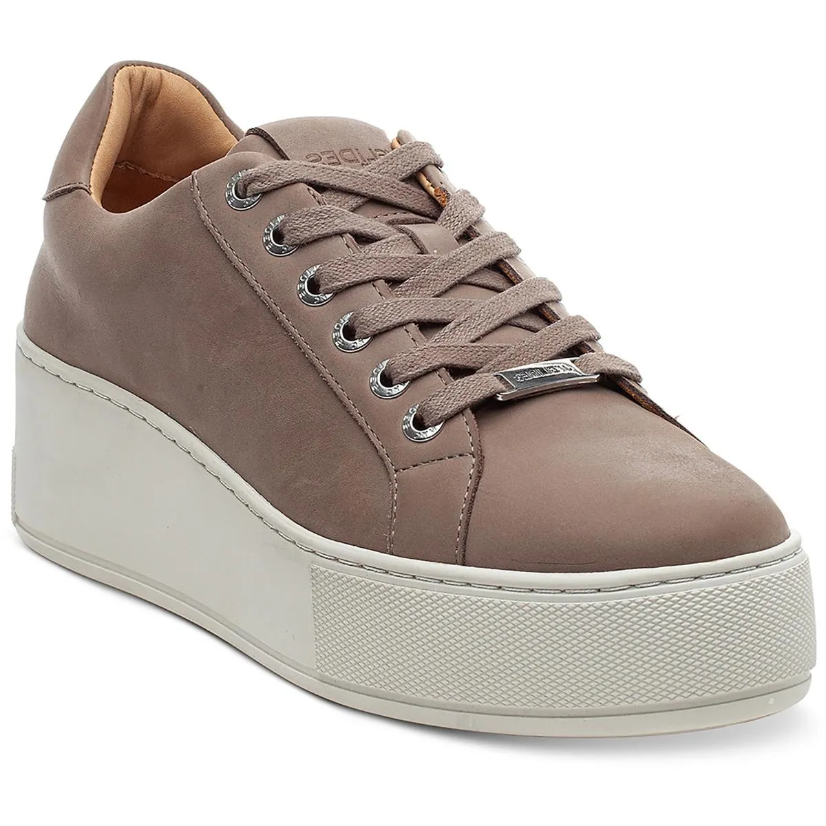 J/Slides Womens MAYA Leather Casual And Fashion Sneakers