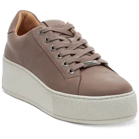 J/Slides Womens MAYA Leather Casual And Fashion Sneakers