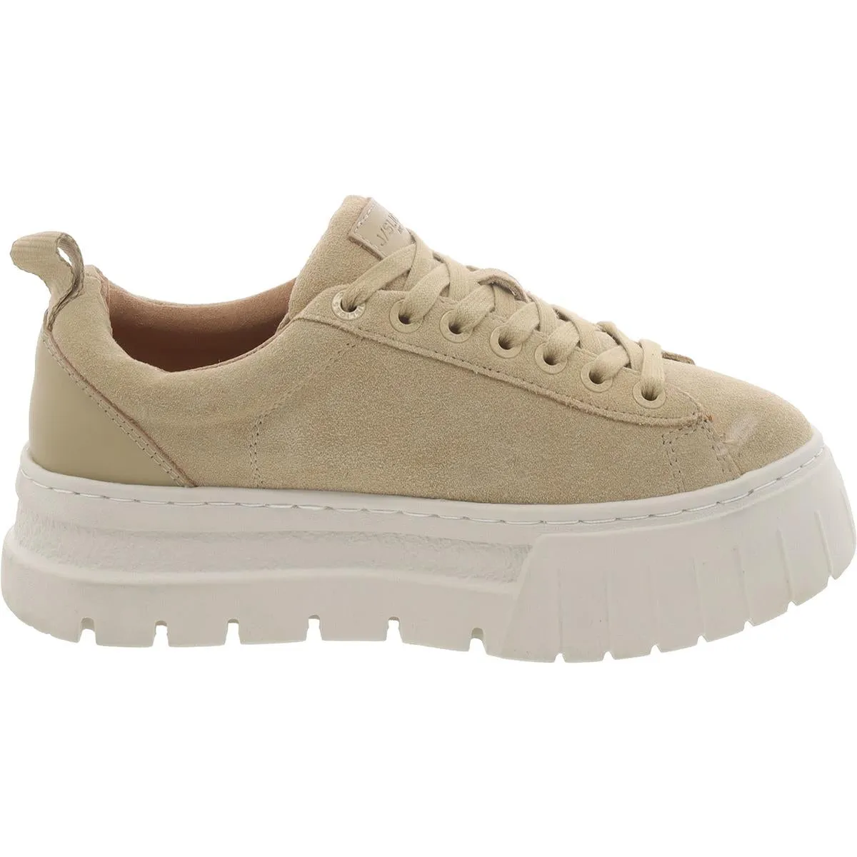 J/Slides Womens Suede Lace-Up Casual And Fashion Sneakers