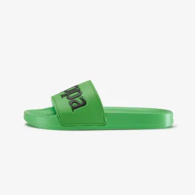 Kappa 222 Banda Adam 9 Slides green black 304JPU0-A05