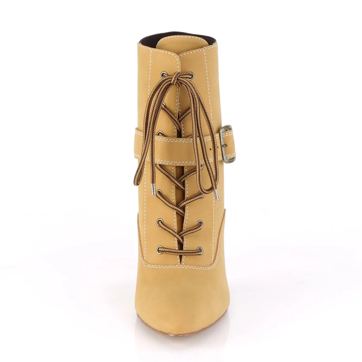 Lace-Up Ankle Boot 4-inch Heel 2-colors DREAM-1022