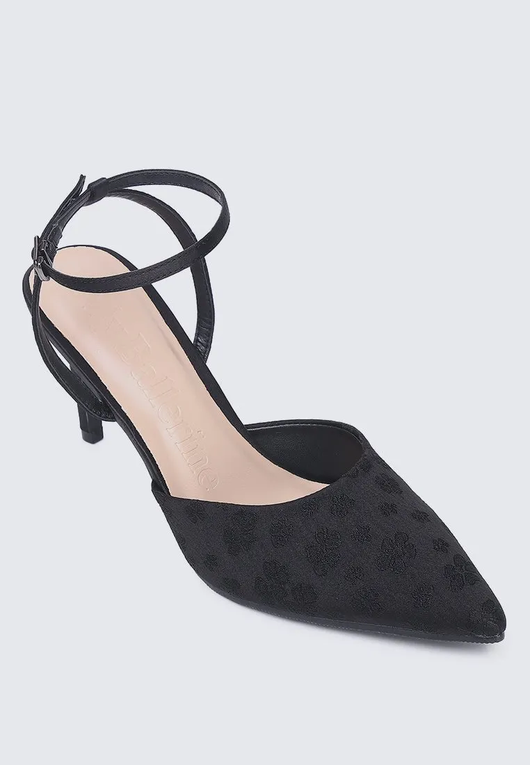 Lilian Comfy Heels In Black