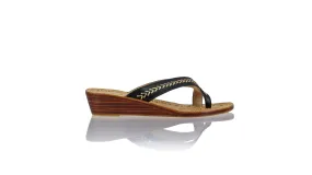 Louis 35mm wedges - Black & Gold