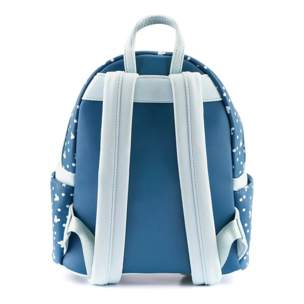 Loungefly x Disney Snowman Mickey & Minnie Snow Globe Mini Backpack