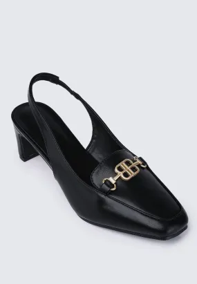 Maia Comfy Heels In Black