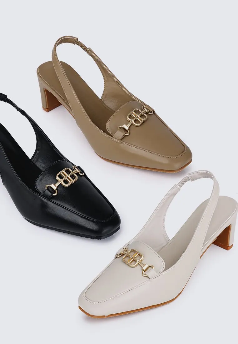 Maia Comfy Heels In Black
