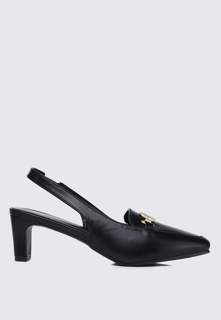 Maia Comfy Heels In Black
