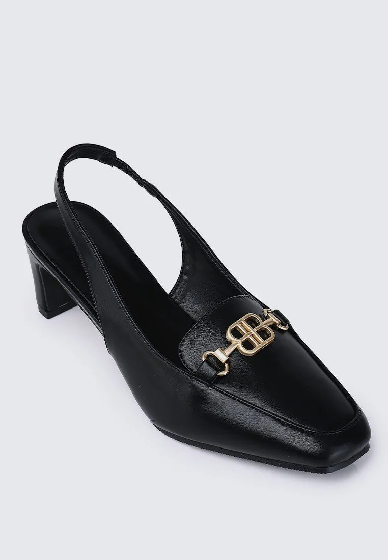 Maia Comfy Heels In Black