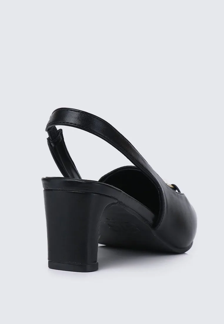Maia Comfy Heels In Black