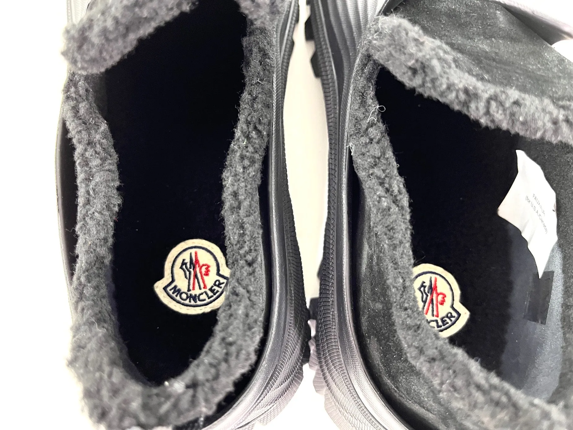 New Mens MONCLER Black Acqua Waterproof Ankle Boots 45 12