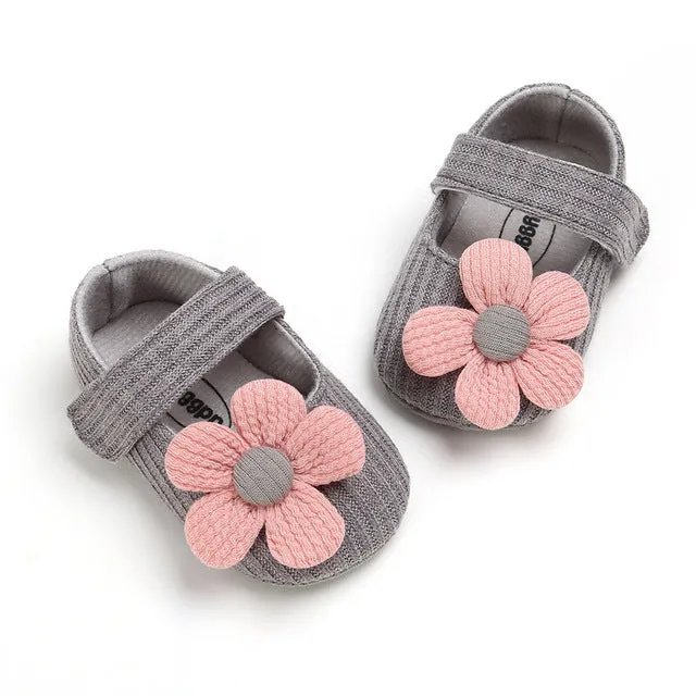 Newborn Baby Boy Girl Unisex Soft Sole Crib Shoes