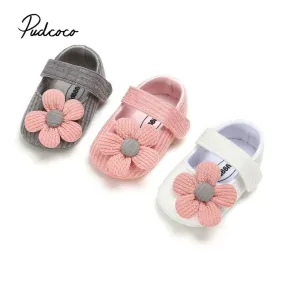 Newborn Baby Boy Girl Unisex Soft Sole Crib Shoes