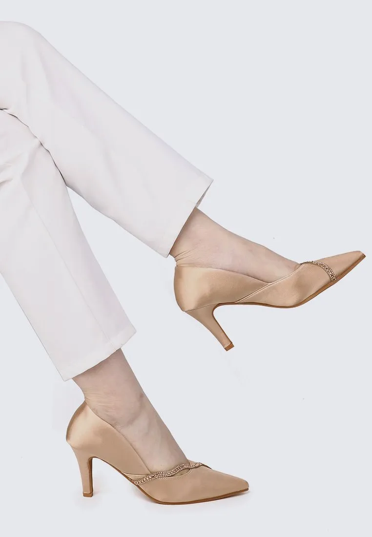 Nicole Comfy Pumps In Champagne