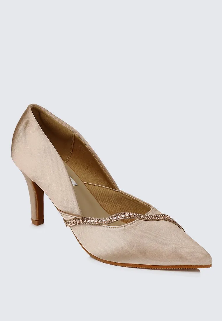 Nicole Comfy Pumps In Champagne