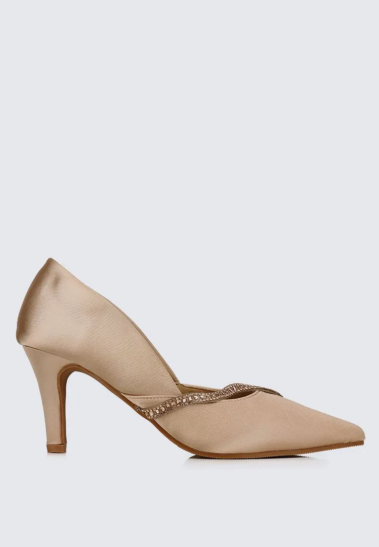 Nicole Comfy Pumps In Champagne