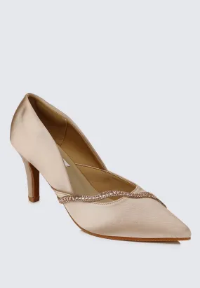 Nicole Comfy Pumps In Champagne
