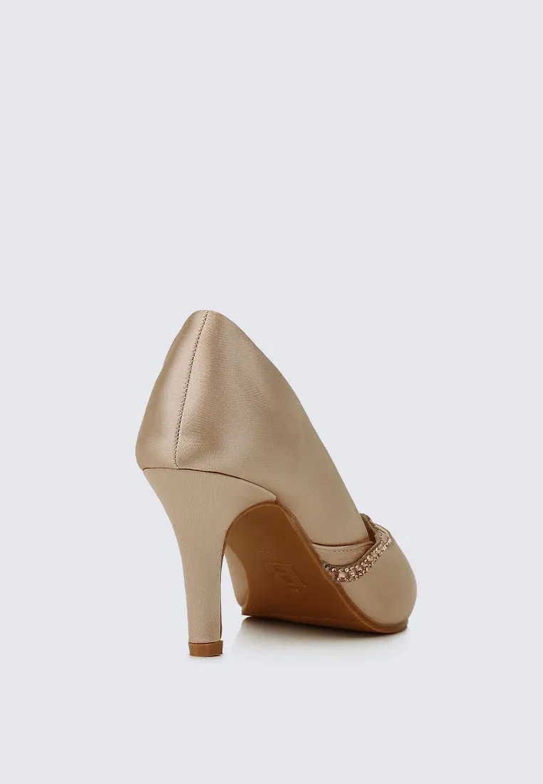 Nicole Comfy Pumps In Champagne
