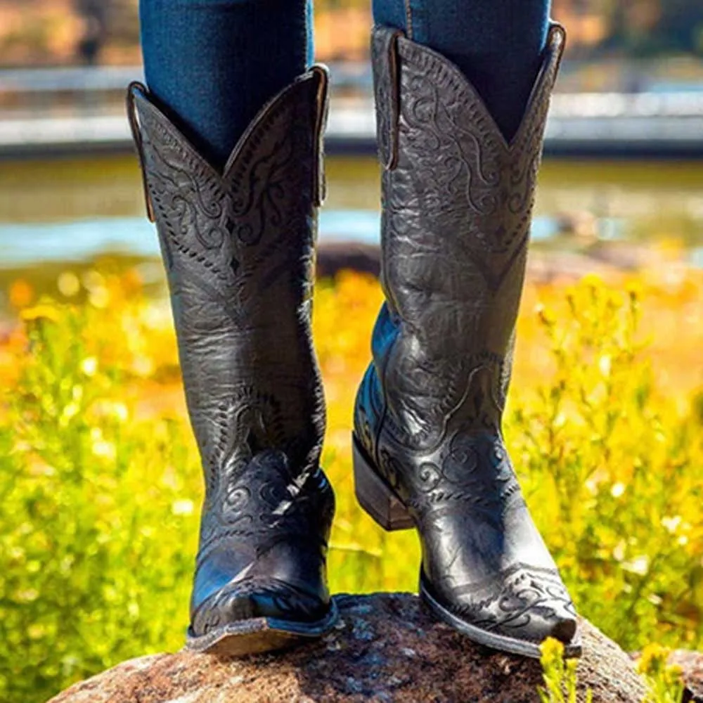 Old Gringo Yippee Ki Yay Women's Boots-Sintra Black