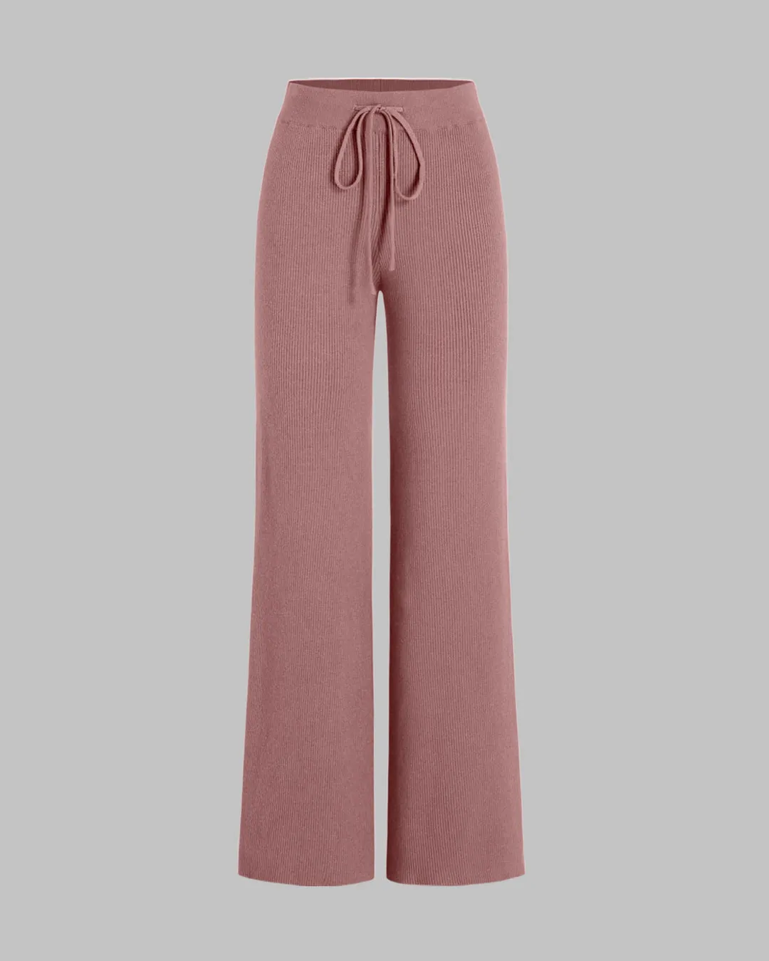 Set Of Two Blush Pink Spaghetti Top With Trouser
