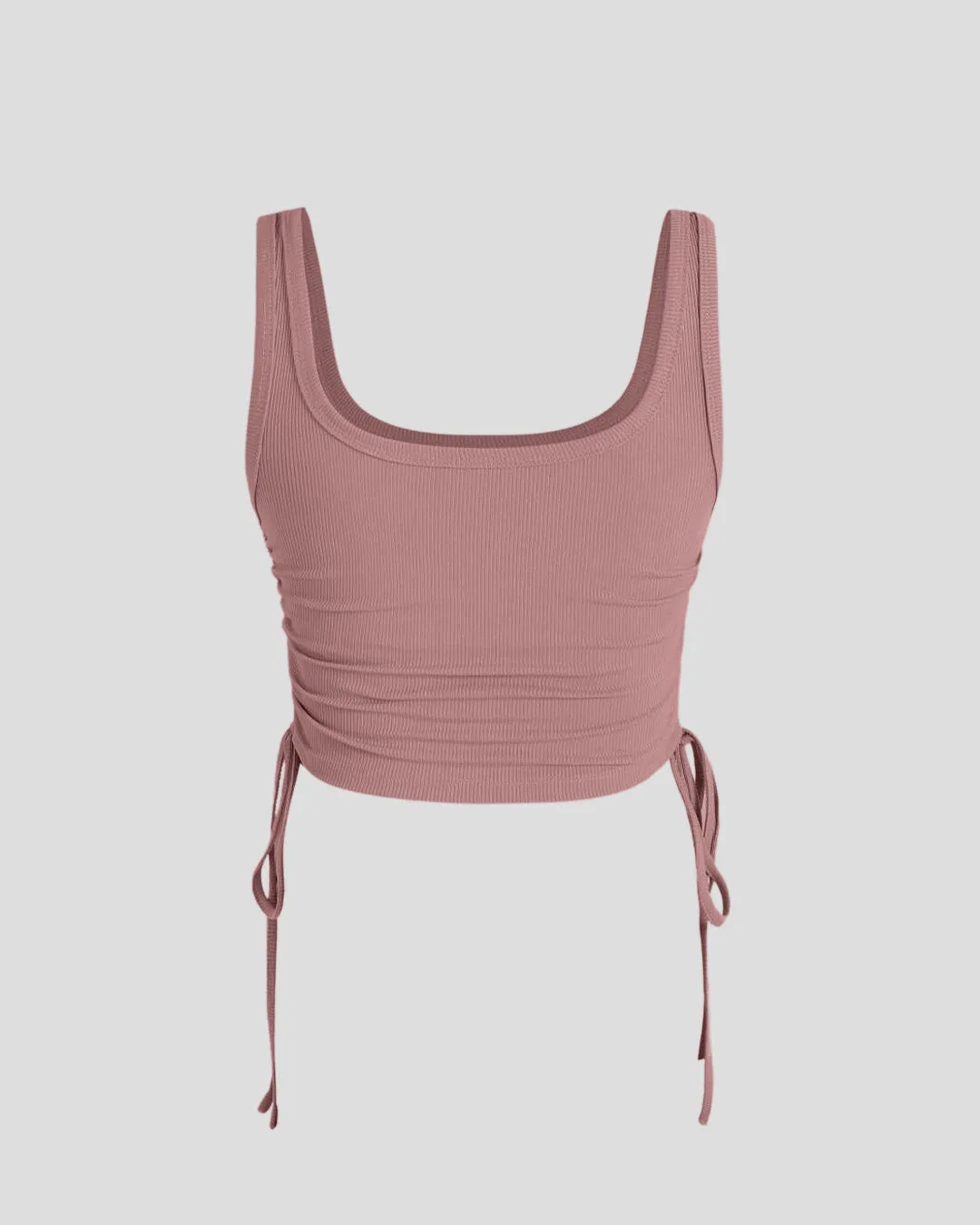 Set Of Two Blush Pink Spaghetti Top With Trouser