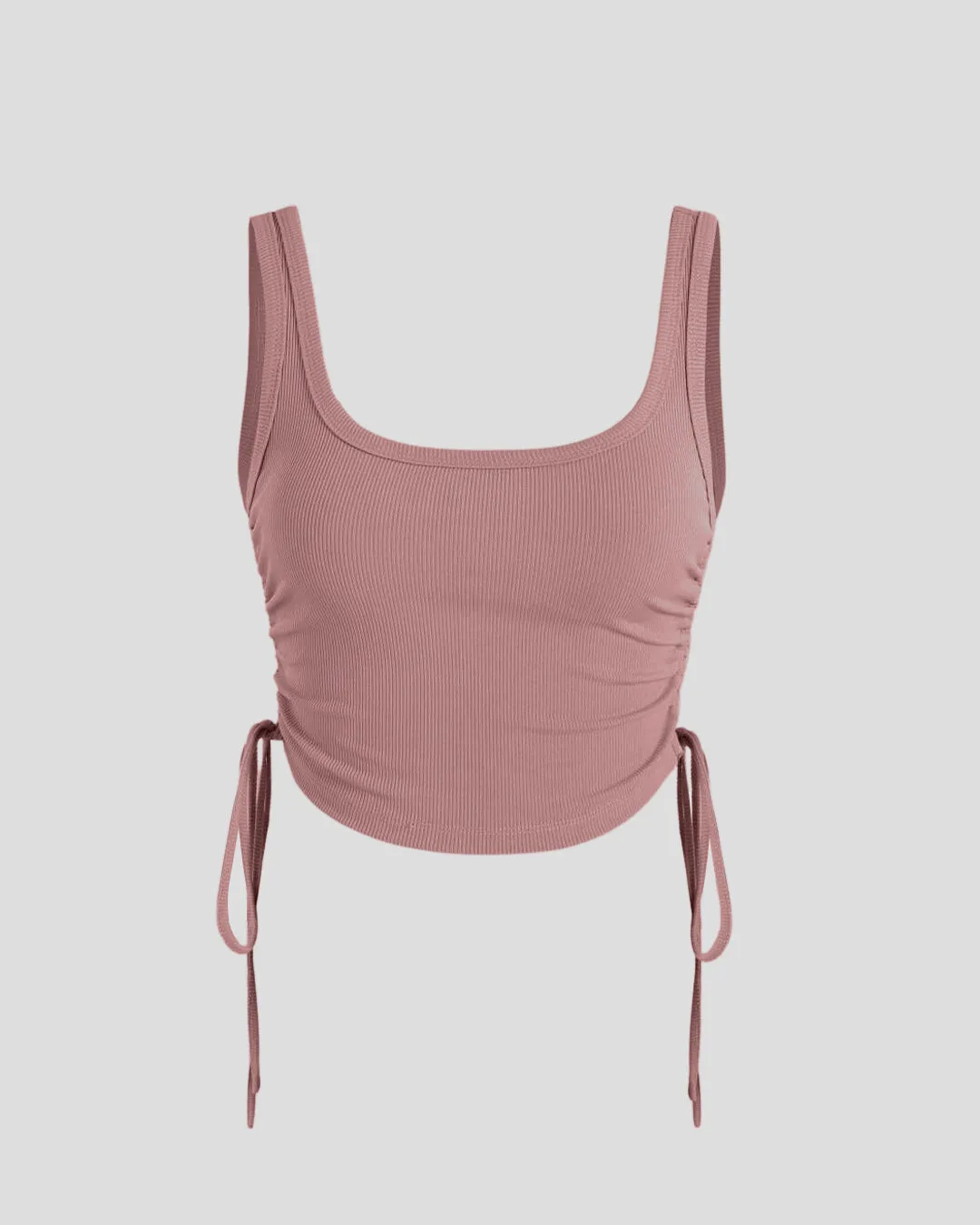 Set Of Two Blush Pink Spaghetti Top With Trouser