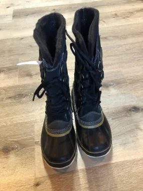 Sorel Navy Winter Storm Boots, 6 Womens