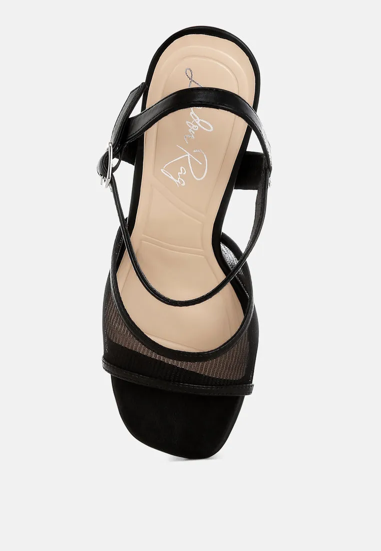 Sunisa Square Toe Stiletto Heels