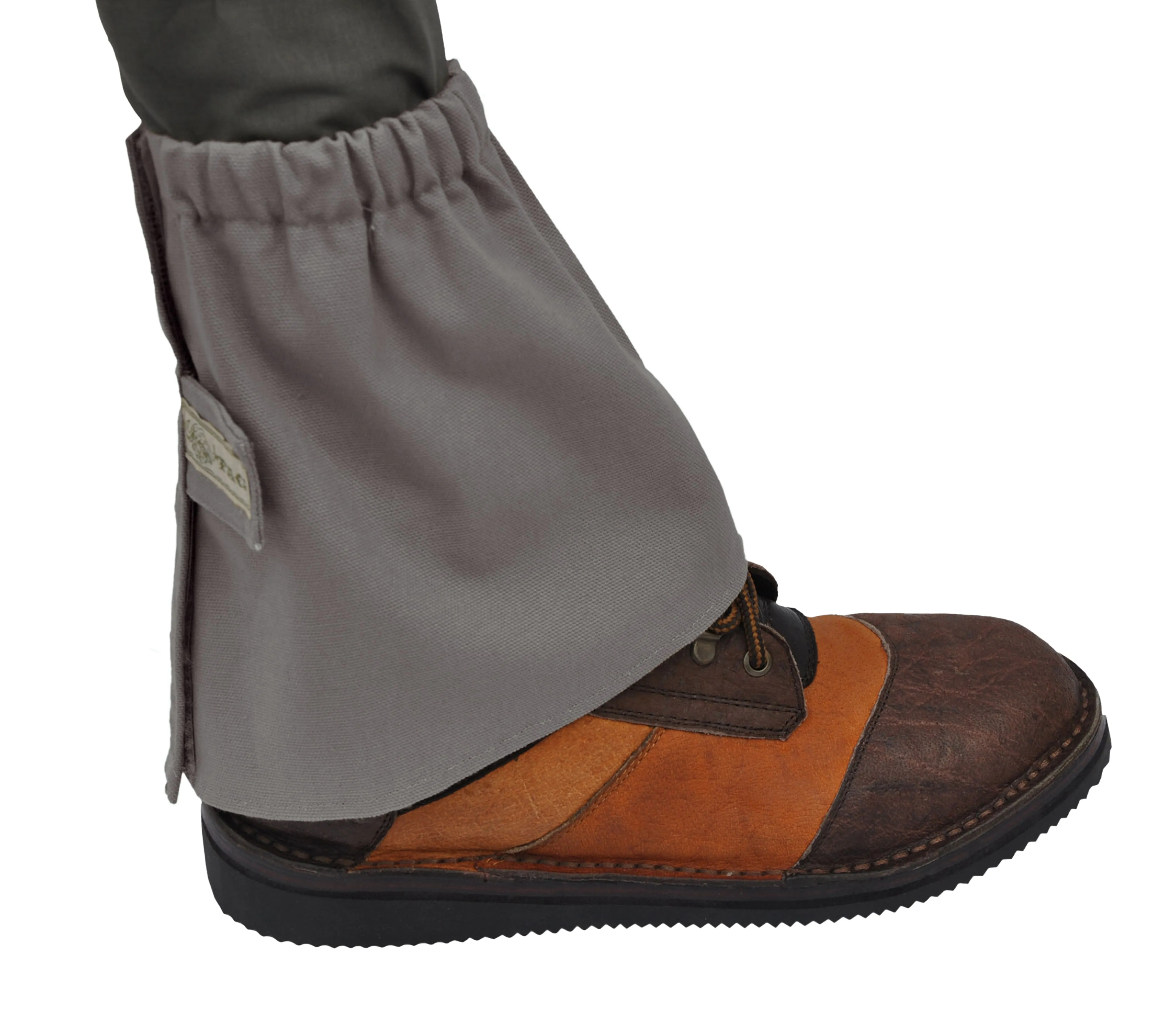 Tag Safari Canvas Gaiters with Hook & Loop Fastener for Hiking, Walking, Hunting and Mountain Climbing, Made in Africa
