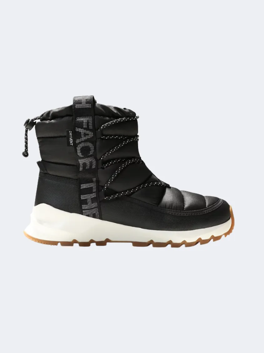 The North Face Thermoball Waterproof Lace Up Women Lifestyle Boots Black