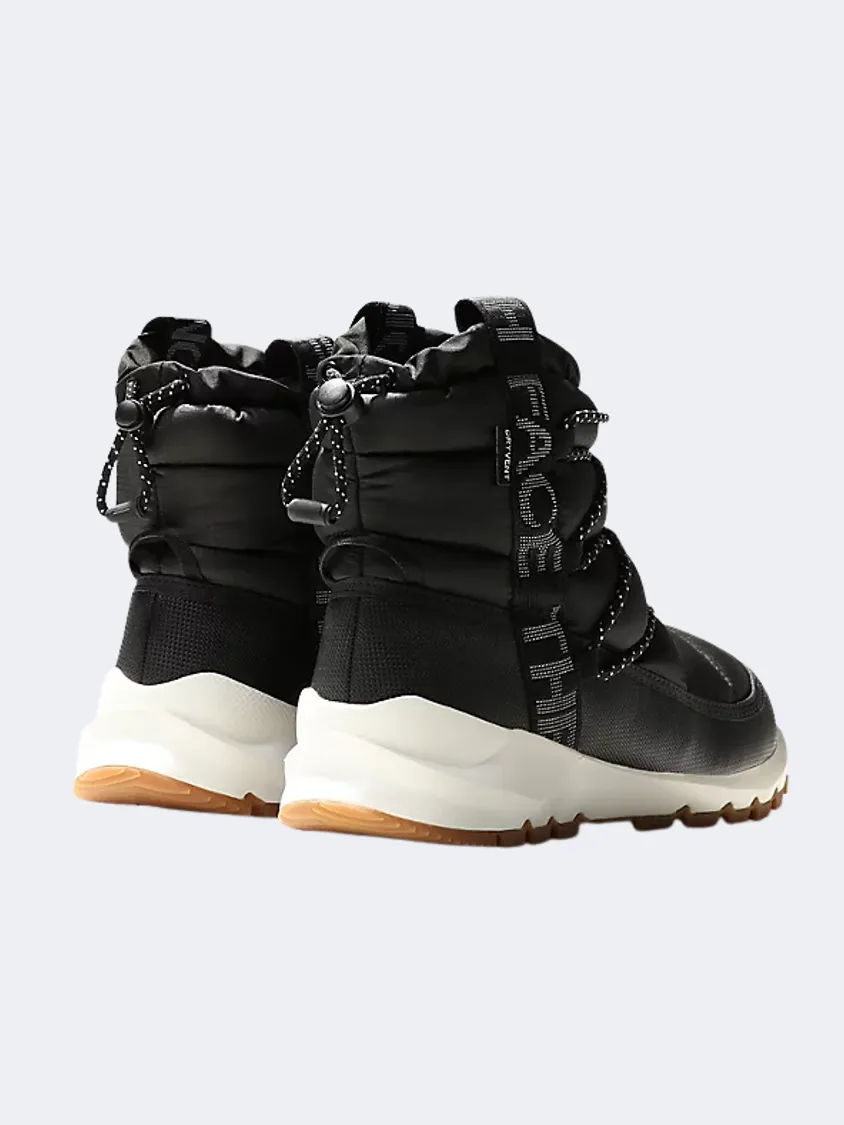 The North Face Thermoball Waterproof Lace Up Women Lifestyle Boots Black